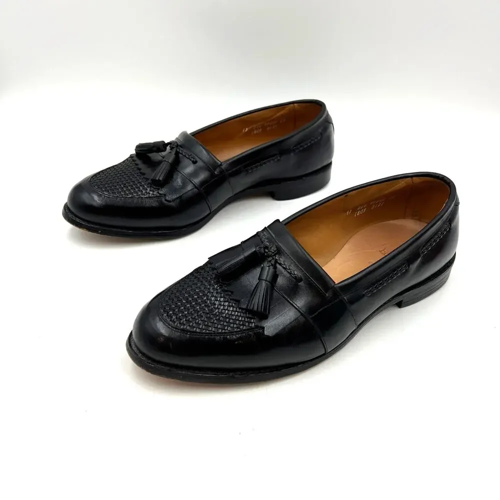 Allen Edmonds Cody Tassel Loafer Leather Black 1809 Wide